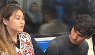 Казахстанская блогерша устроила скандал в ташкентском метро