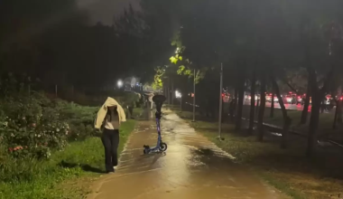 В Алматы после обвала асфальта из-за ливня наказали подрядчиков