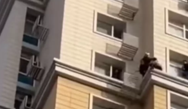 Жительница Астаны пыталась спрыгнуть с 15-го этажа