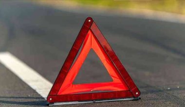 Крупная авария произошла на трассе Алматы – Бишкек