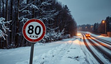 Разрешенную скорость снижают на некоторых трассах Казахстана