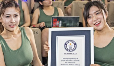 Китайские косплеерши установили рекорд Гиннесса