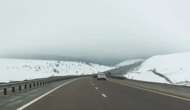 В пяти областях Казахстана закрыли трассы из-за сильной непогоды