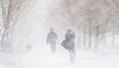 Шторм накроет Казахстан: метели и ветер до 30 м/с