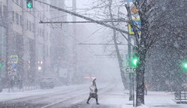 Сильный ветер и осадки ожидаются в Казахстане