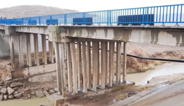 В Туркестанской области обрушился автомобильный мост