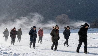 Штормовой ветер ожидается в Казахстане 9 января