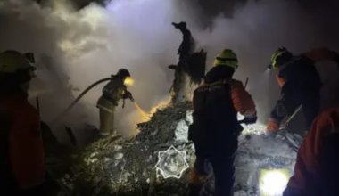 Пожар унёс жизни отца и двух малышей в селе на севере Казахстана