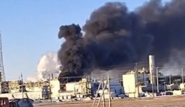 На Тенгизе загорелся трансформатор