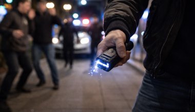 Алматинец пугал прохожих электрошокером и получил арест