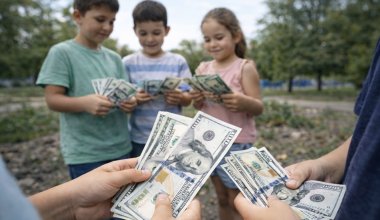В Казахстане всем детям выплатили по 130 долларов