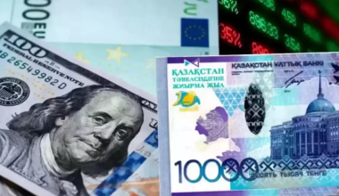 Тенге укрепился к доллару в январе 2026 года