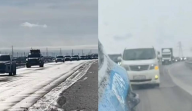 Больше 1600 авто сопровождает полиция на трассе в Карагандинской области