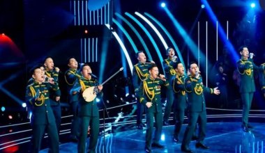 Мужской хор Национальной гвардии Казахстана покорил судей шоу «Ну-ка, все вместе!»
