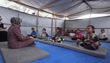 Йога помогает детям в секторе Газа пережить войну
