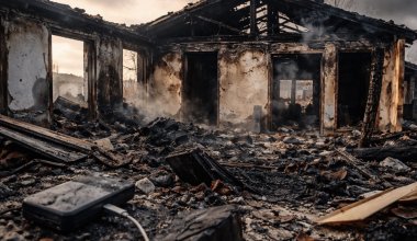 В Актобе семья лишилась дома из-за взорвавшегося пауэрбанка