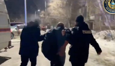 Полиция показала кадры задержания подозреваемого в поджоге с газом в Шахтинске