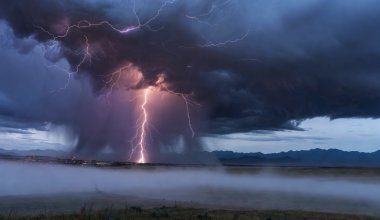 Казахстан накроет непогода: где ожидаются грозы и туман