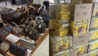 Подделки Louis Vuitton и Nesquik нашли в Алматы