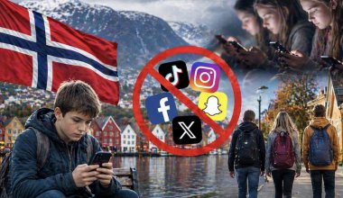Детям хотят запретить соцсети в Норвегии