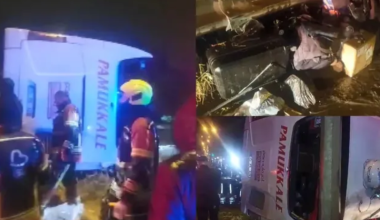 В Турции перевернулся автобус: есть жертвы