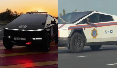 Tesla Службы госохраны: бронированные электропикапы пригнали в Туркестан