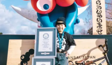6-летний японец установил два рекорда Гиннесса на BMX