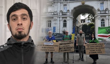 Сторонники чеченца Мовлаева вышли на митинг у посольства Казахстана в Вене