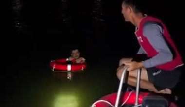 Очевидцы сообщили о тонущем человеке в Астане