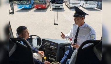 Автобусы массово отправляют на штрафстоянки в Казахстане