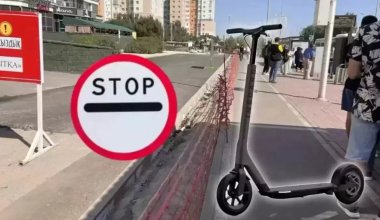Запрет на движение электросамокатов по тротуарам введён в Казахстане
