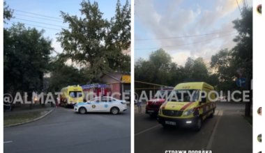 В центре Алматы из-за подземного пожара стянули силовиков и спасателей
