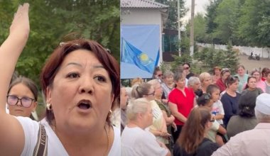Жители посёлка Кушокы пьют грязную воду в 40-градусную жару и требуют отставки акима