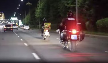 Байкеров массово штрафуют в Астане