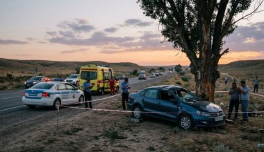 Пять человек из одной семьи погибли в жутком ДТП в Туркестанской области
