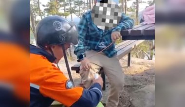 8-летний ребенок застрял в горах в Бурабае