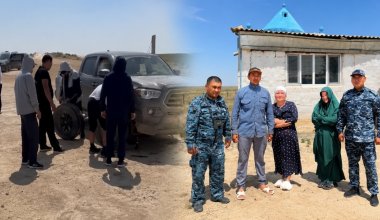 Троих пропавших по пути к Бекет-Ата нашли живыми в Мангистау