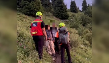 Туристки заблудились в горах Алматы