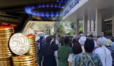 Жители Алгабаса вышли к акимату после рекордного скачка цен на газ