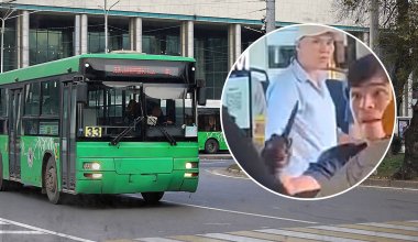 Пассажир автобуса чуть не зарезал мужчину во время драки в Алматы
