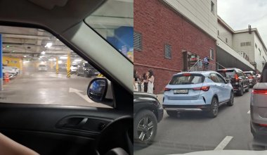 Алматинцы пожаловались на закрытые шлагбаумы во время эвакуации из MEGA