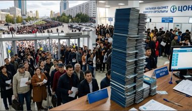 Более 1,5 млн экземпляров: казахстанцы бросились в ЦОНы за документами?