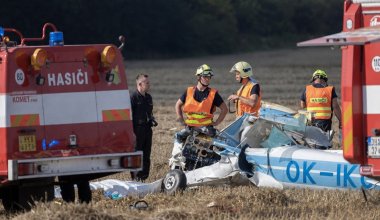 Пилот погиб при крушении самолета сразу после взлета в Чехии