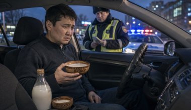Астанчанин лишился свободы и водительских прав из-за кумыса