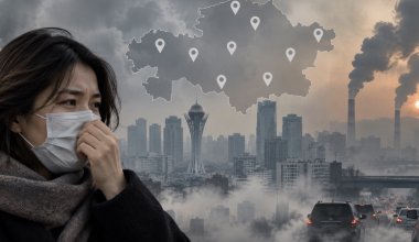 Загрязнение воздуха ожидается в 9 городах Казахстана