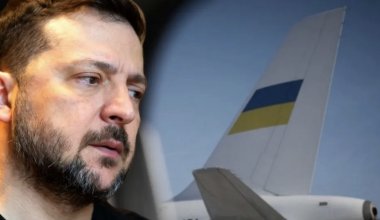 Зеленский заявил, что российские дроны дважды пытались атаковать его самолет