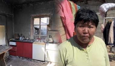 «Живем в палатке»: крупный пожар в Таразе оставил жителей без крыши над головой