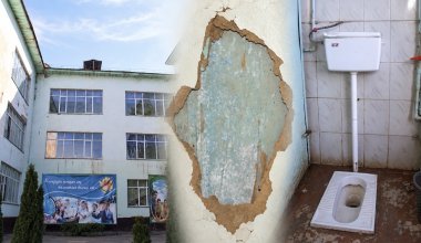 «А вдруг потолок рухнет»: родители забили тревогу из-за опасной школы в Каскелене