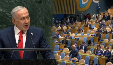 Дипломаты демонстративно покинули зал во время выступления Нетаньяху в ООН