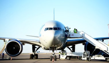 Американская авиакомпания National Airlines выбрала Казахстан: первый грузовой рейс обслужен в Туркестане